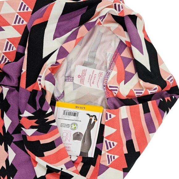 No Boundaries Sueded Crossover Waist Aztec Print Ankle Length Leggings NWT - Picture 9 of 16